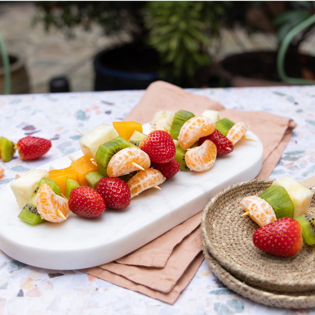 Brochette de fruits de saison