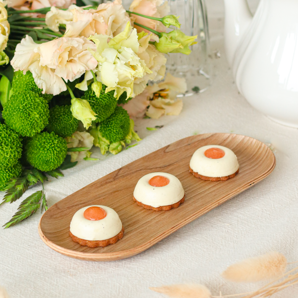Le plateau mix de 20 tartelettes clémentine, pamplemousse et poivre de timut