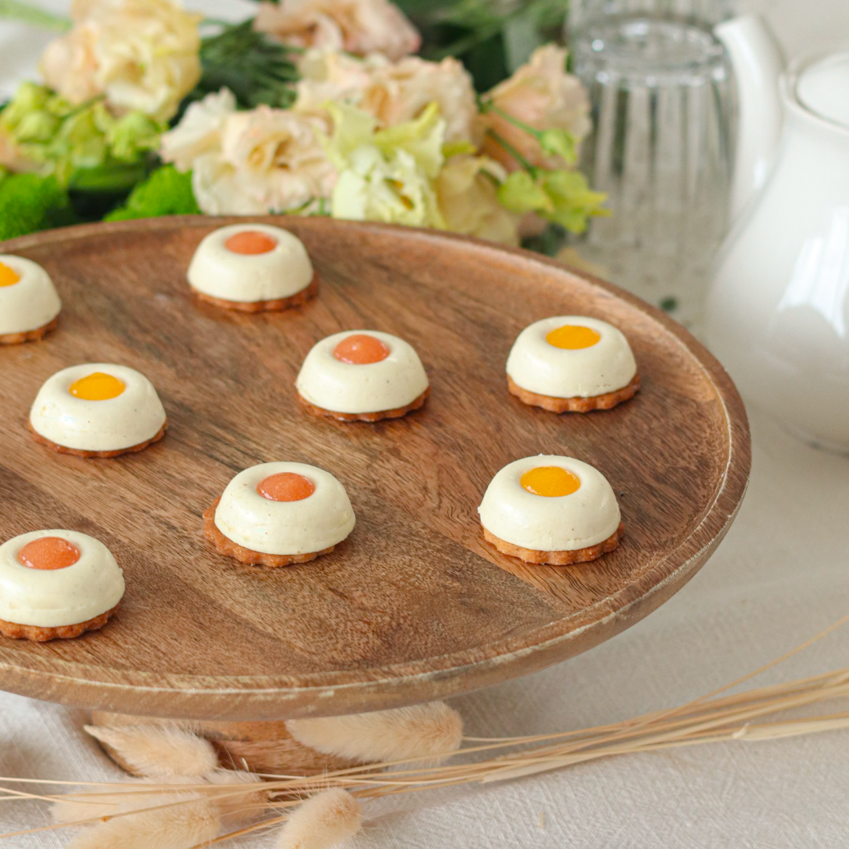 Le plateau mix de 20 tartelettes clémentine, pamplemousse et poivre de timut