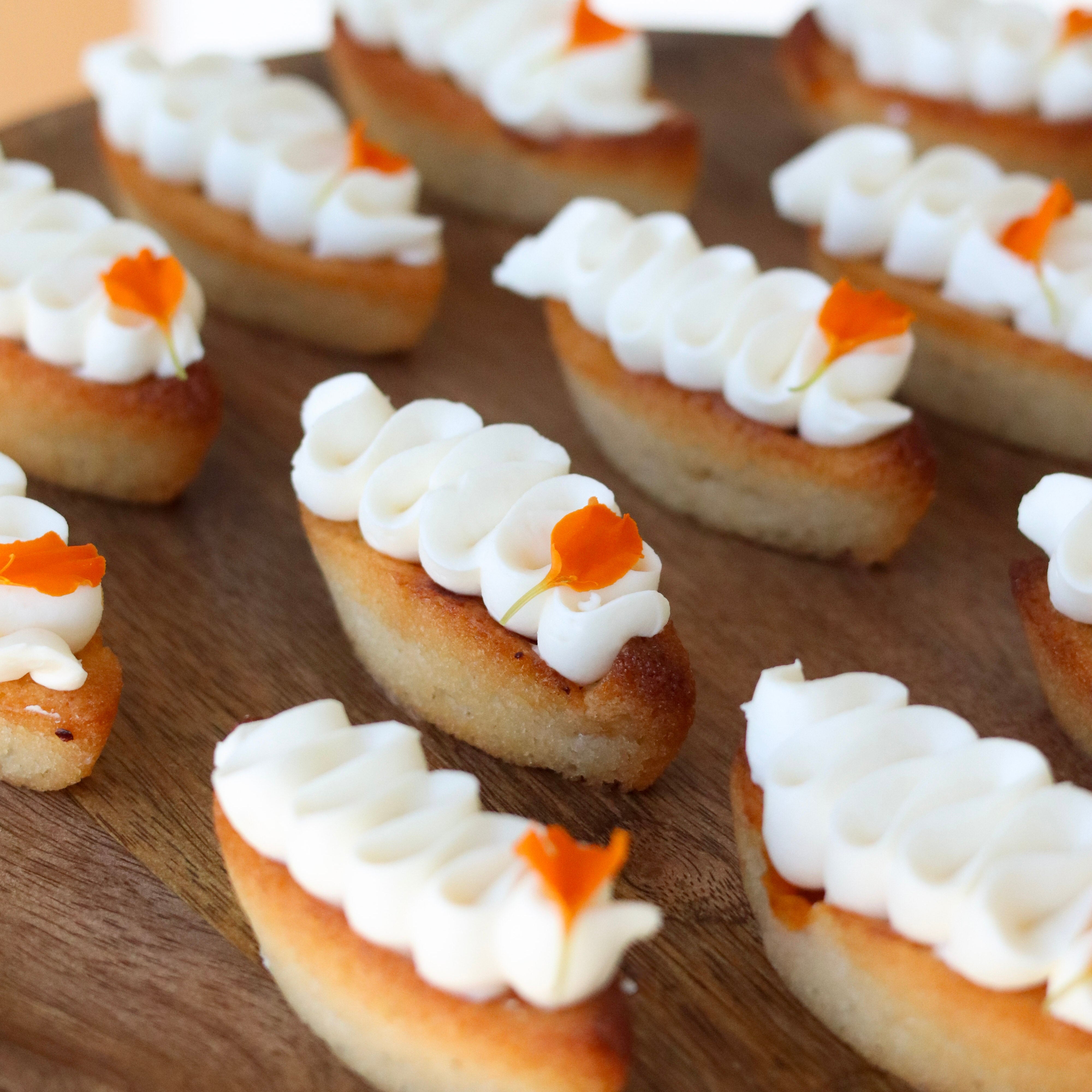 Le plateau de 20 financiers abricot & romarin