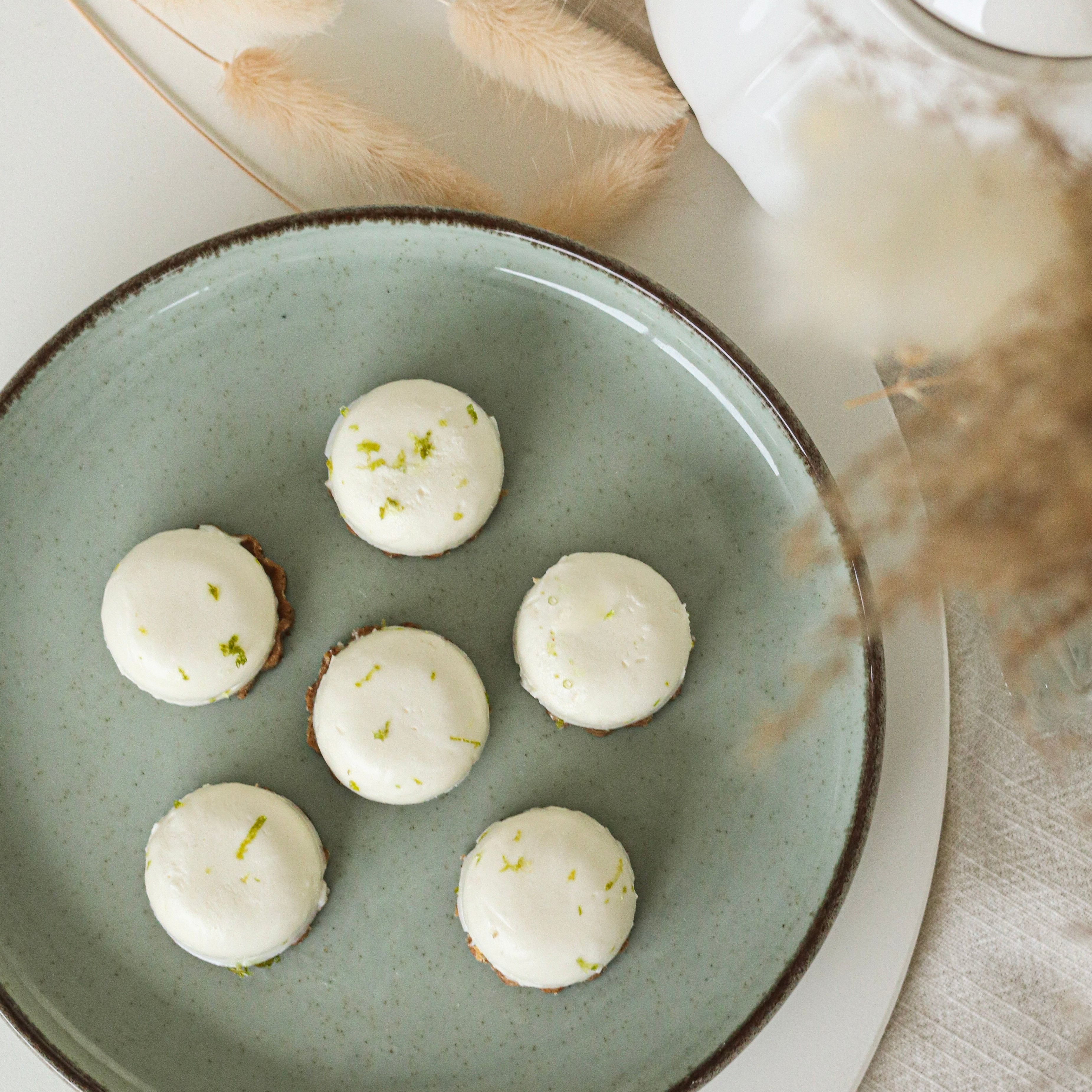 Le plateau 20 mini cheesecakes citron vert