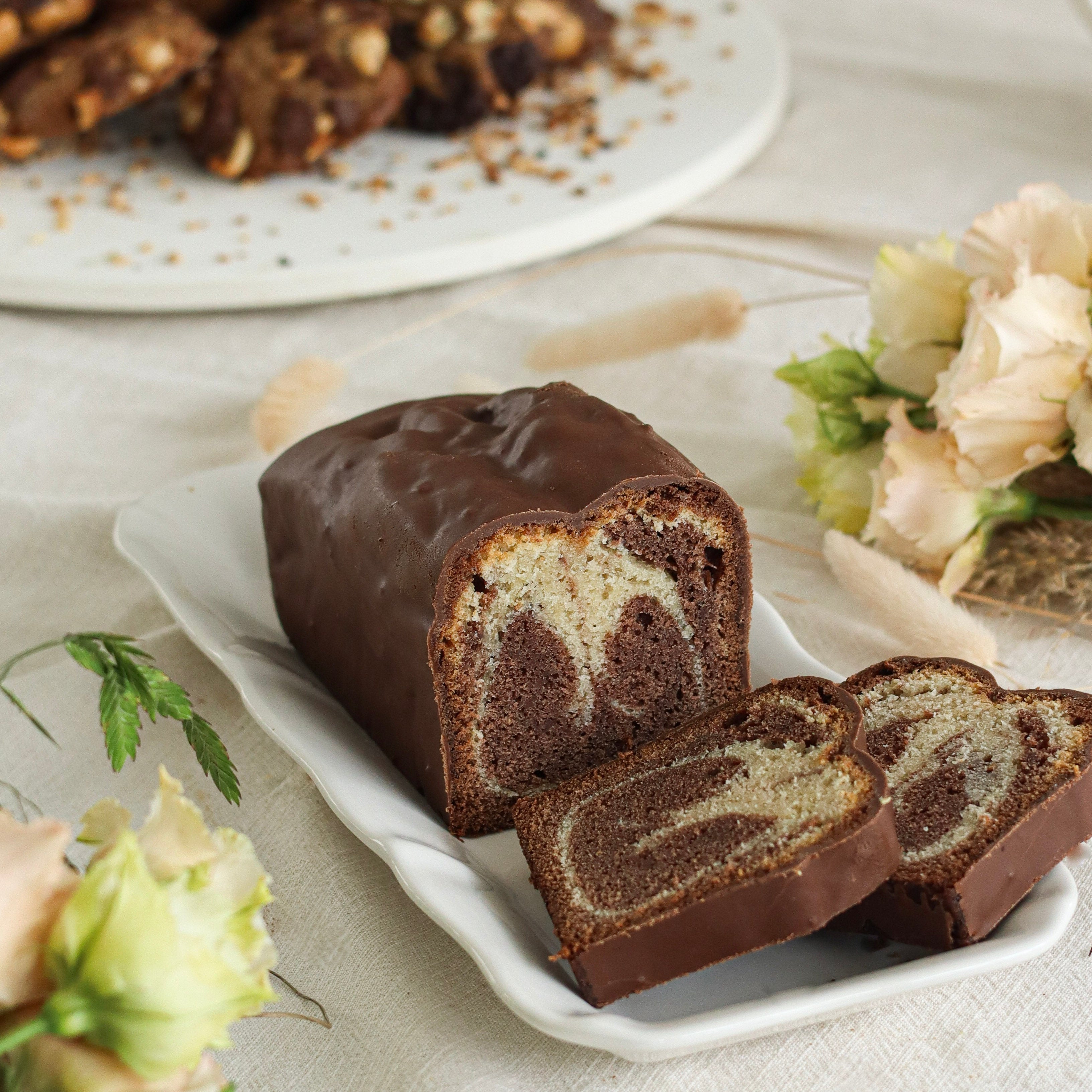 Cake marbré mélilot