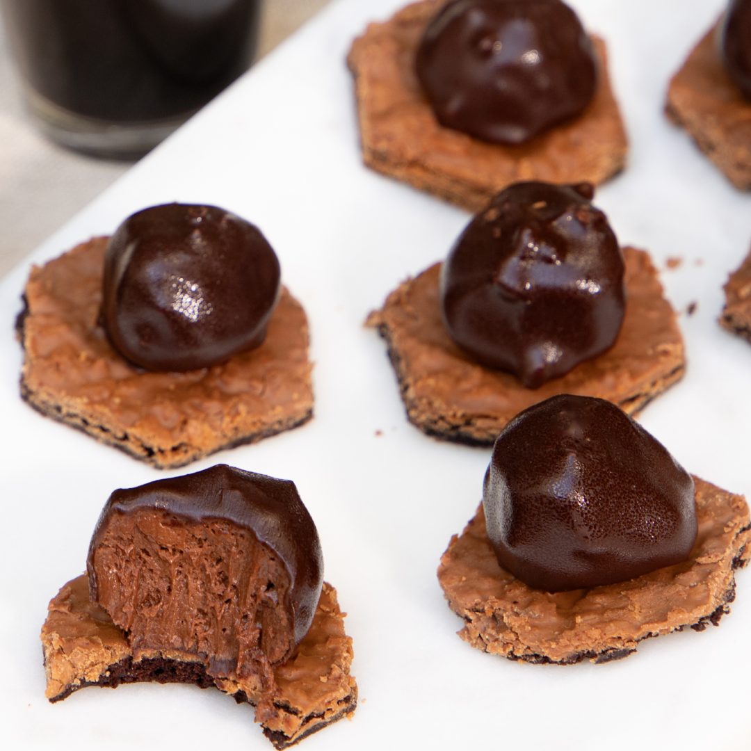 Le plateau de 15 "tout choco" praliné